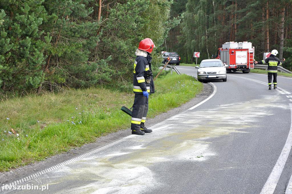 Kolizja suva z motocyklem, kierujący jednośladem w szpitalu