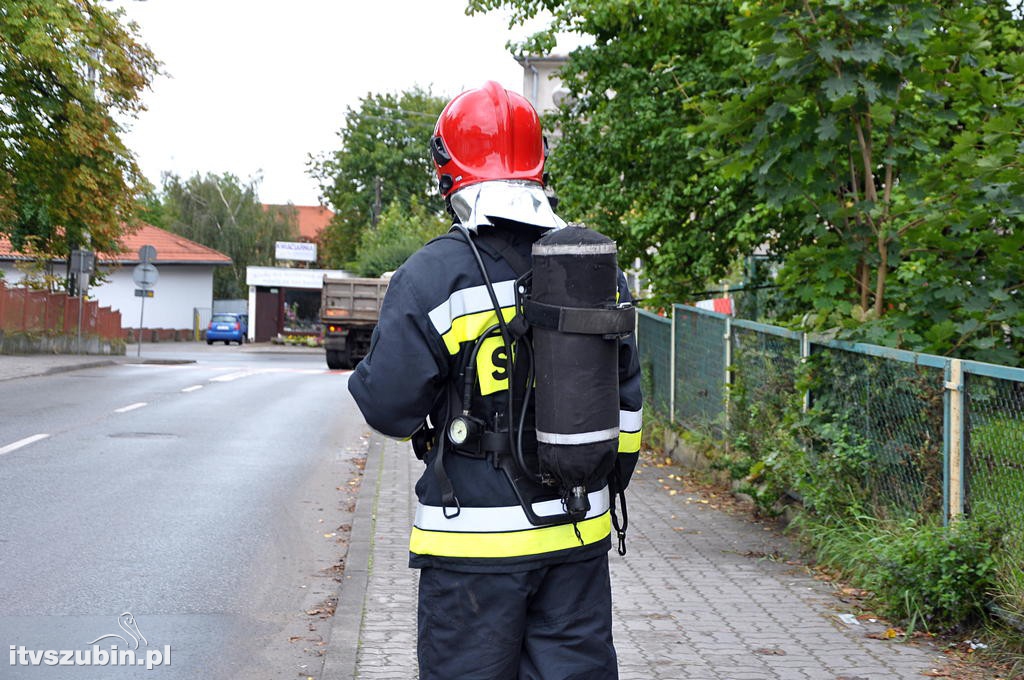 Podczas prac budowlanych przerwano rurociąg gazu ziemnego