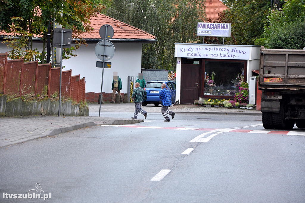 Podczas prac budowlanych przerwano rurociąg gazu ziemnego