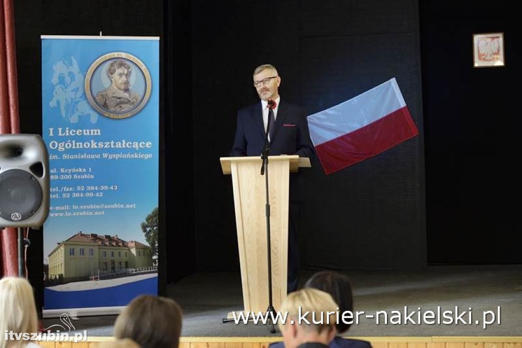 Starosta na inauguracji roku szkolnego w szubińskim Liceum