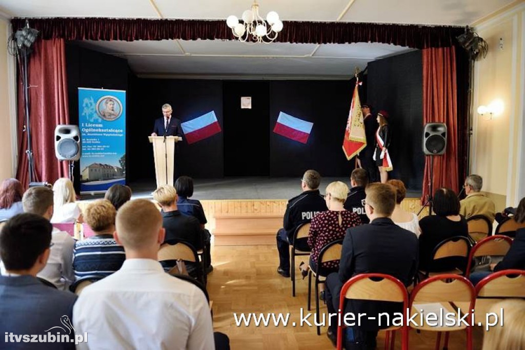 Starosta na inauguracji roku szkolnego w szubińskim Liceum