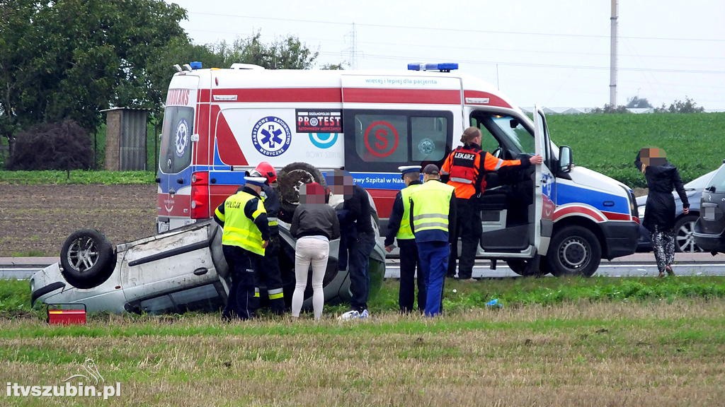 Wypadek na DK10 w Nakle nad Notecią