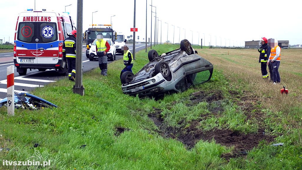 Wypadek na DK10 w Nakle nad Notecią
