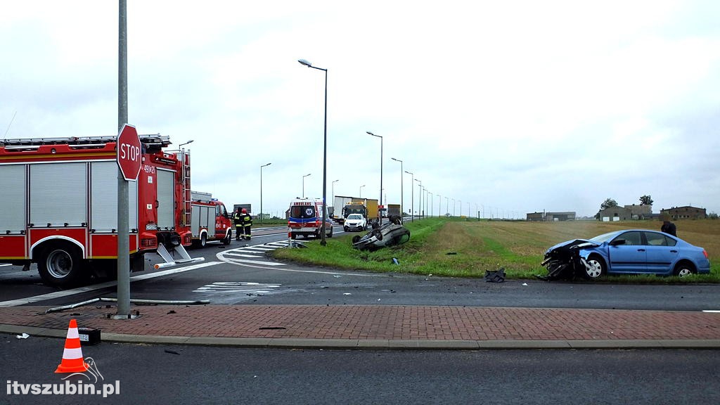 Wypadek na DK10 w Nakle nad Notecią