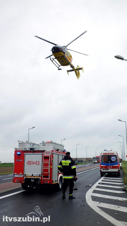 Wypadek na DK10 w Nakle nad Notecią