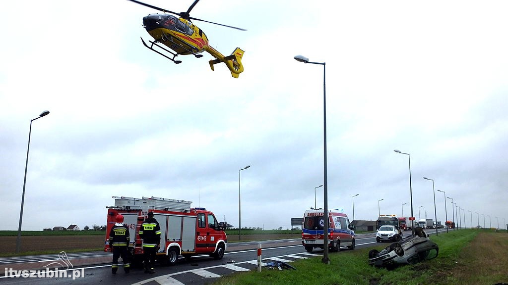 Wypadek na DK10 w Nakle nad Notecią