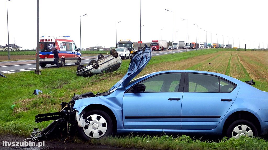 Wypadek na DK10 w Nakle nad Notecią