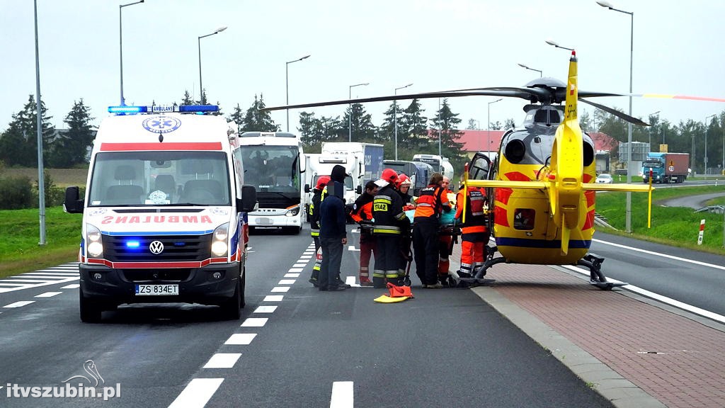 Wypadek na DK10 w Nakle nad Notecią
