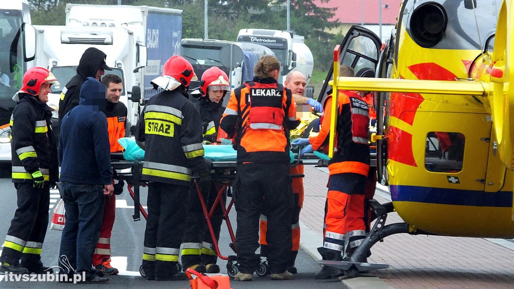Wypadek na DK10 w Nakle nad Notecią