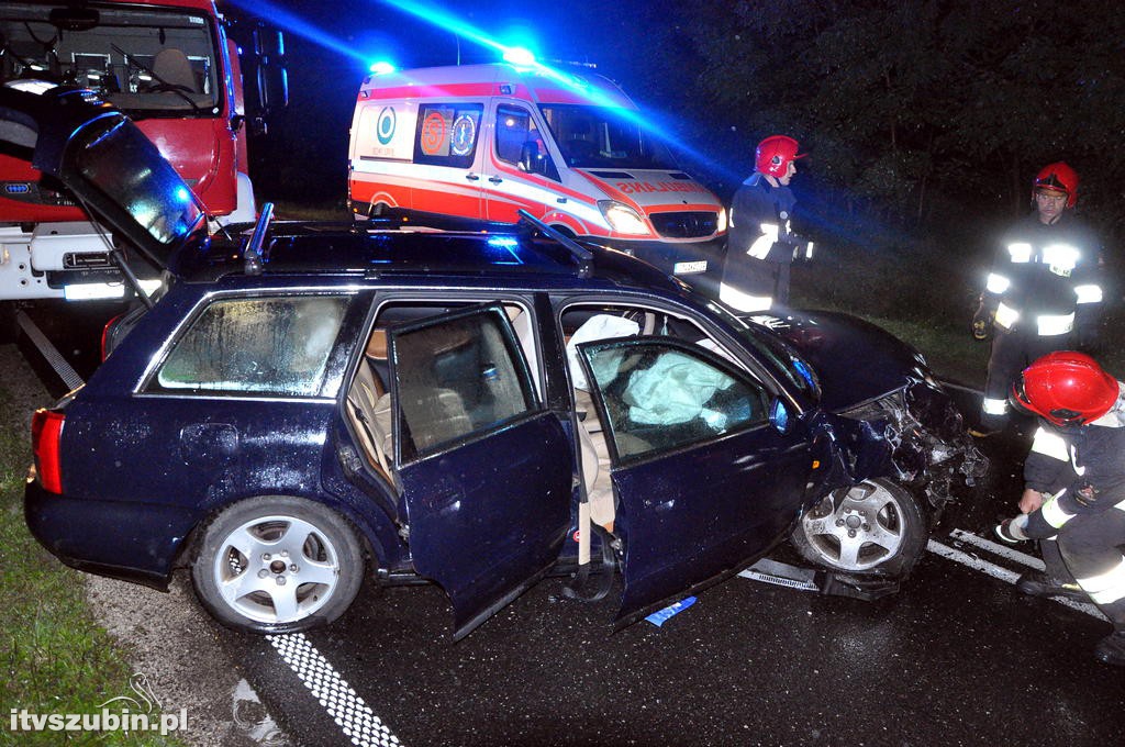 Kolizja dwóch osobówek w Godzimierzu