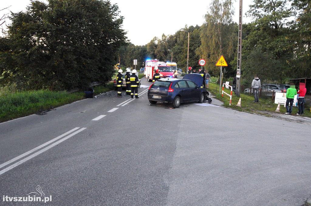Poranna kolizja dwóch osobówek w Turze