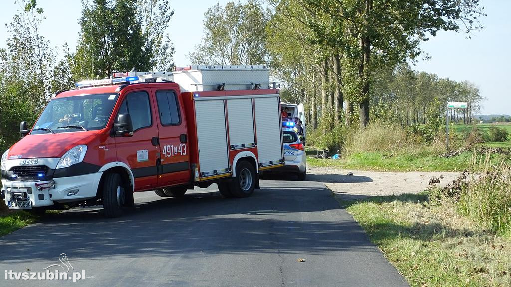 Wypadek śmiertelny pod Dębionkiem. Zginął rowerzysta