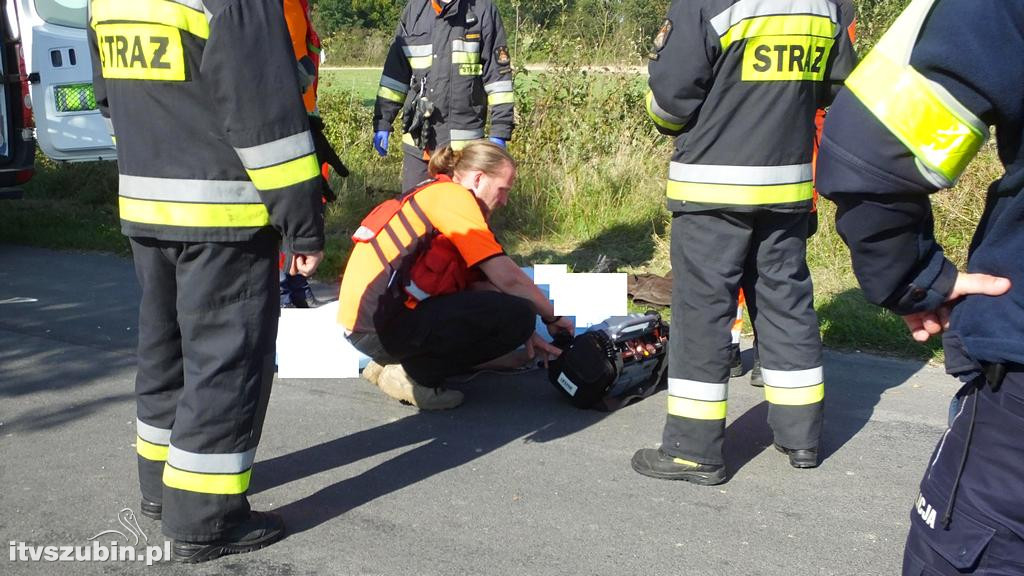 Wypadek śmiertelny pod Dębionkiem. Zginął rowerzysta