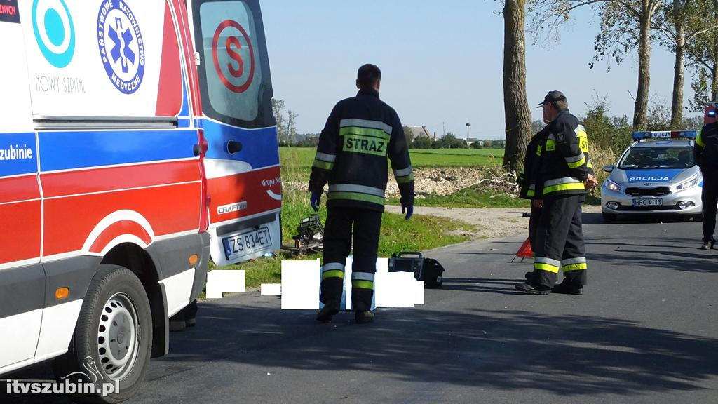 Wypadek śmiertelny pod Dębionkiem. Zginął rowerzysta
