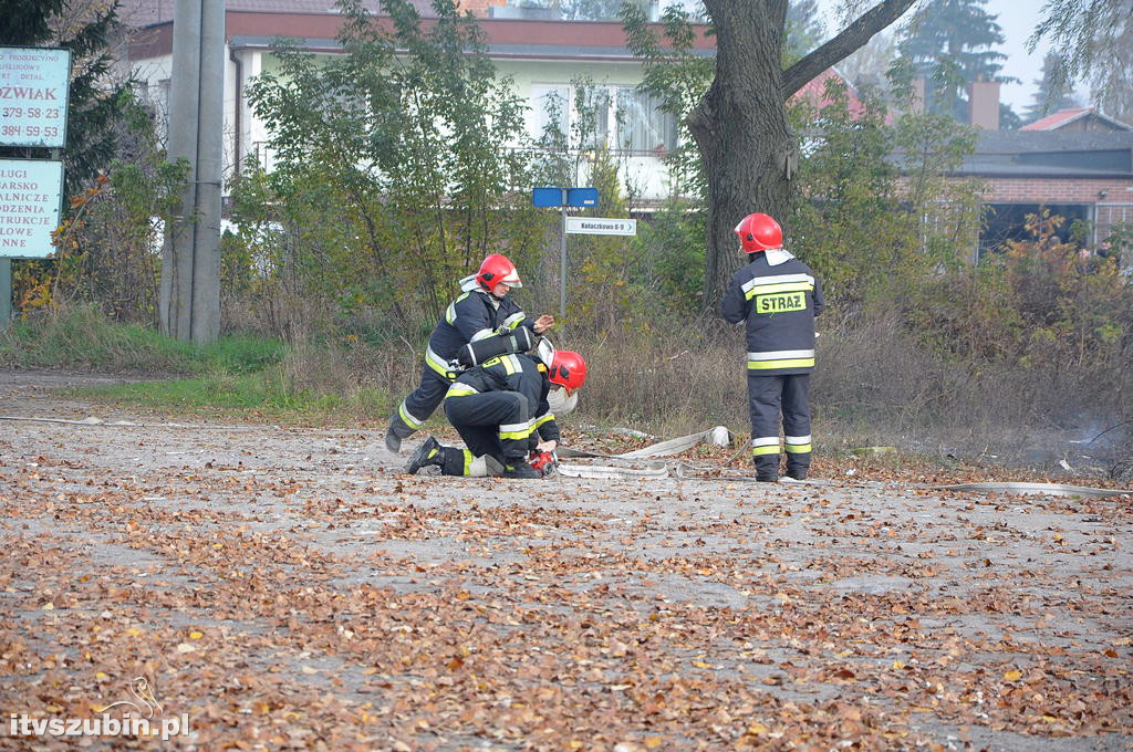 Pożar pustostanu w Kołaczkowie