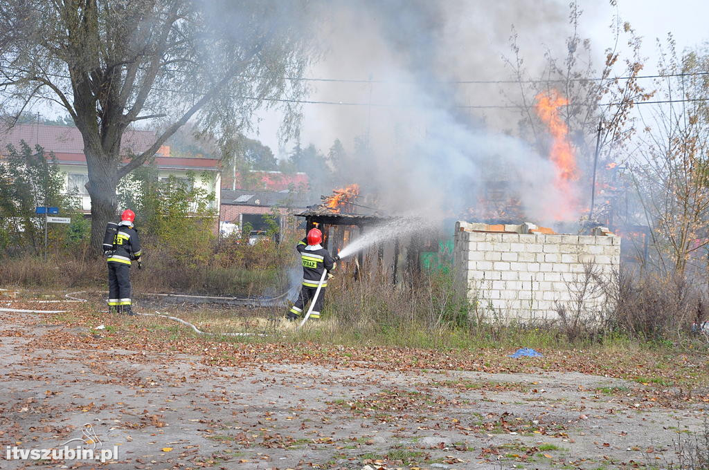 Pożar pustostanu w Kołaczkowie