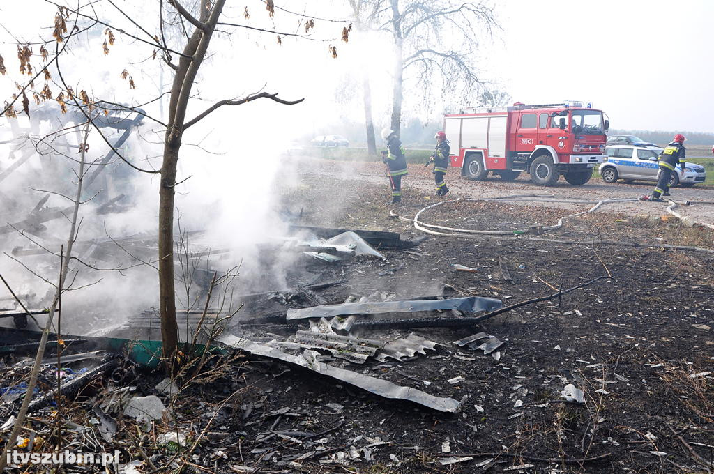 Pożar pustostanu w Kołaczkowie