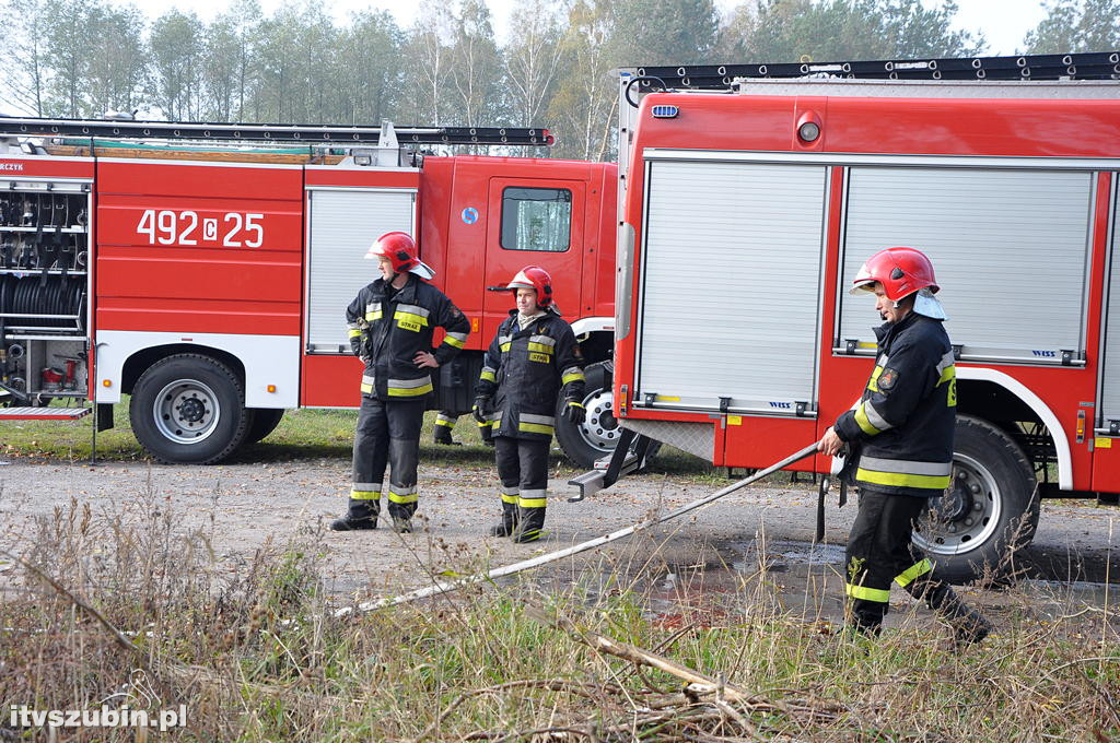 Pożar pustostanu w Kołaczkowie