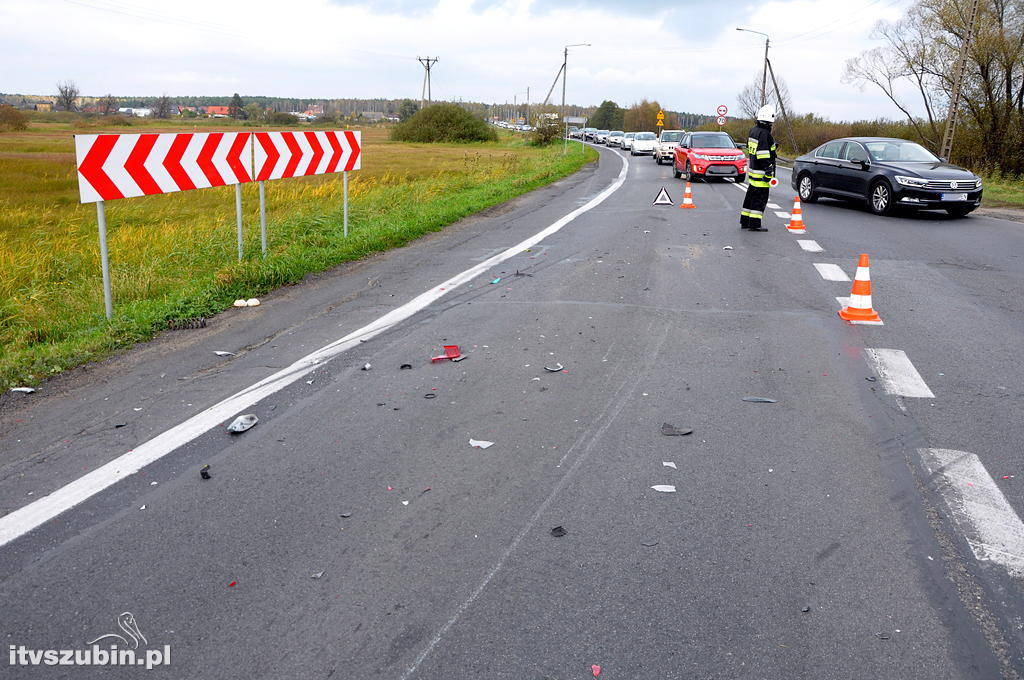 Popołudniowa kolizja dwóch osobówek w Rynarzewie