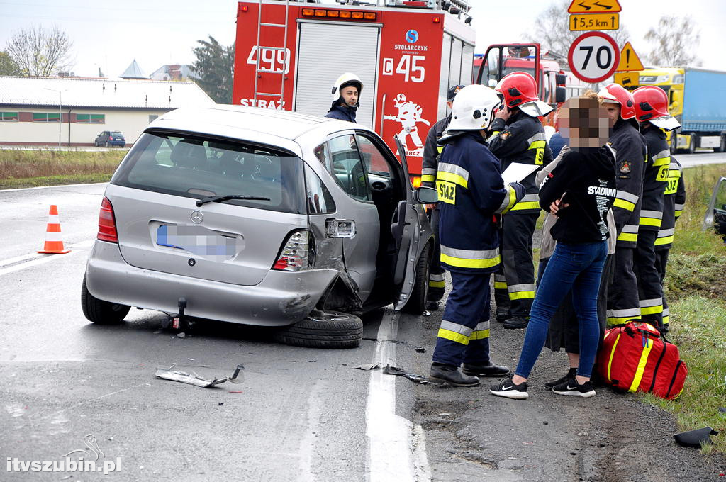 Popołudniowa kolizja dwóch osobówek w Rynarzewie