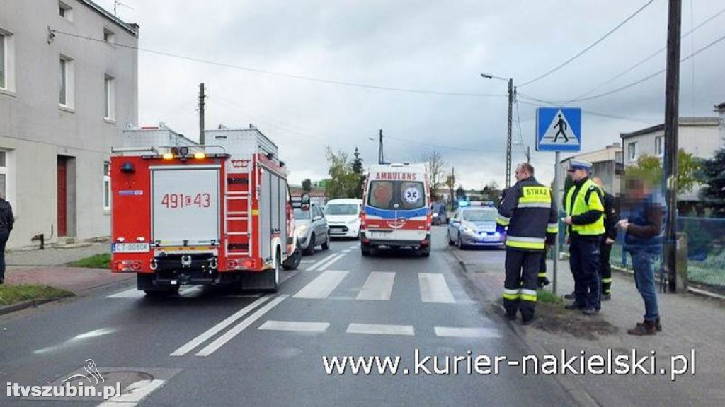 Potrącony 80-latek trafił do szpitala