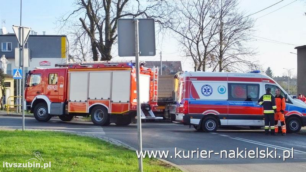 Kolizja dwóch pojazdów w Nakle