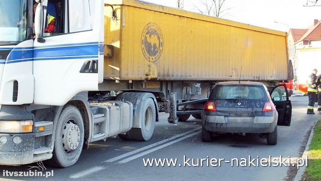 Kolizja dwóch pojazdów w Nakle