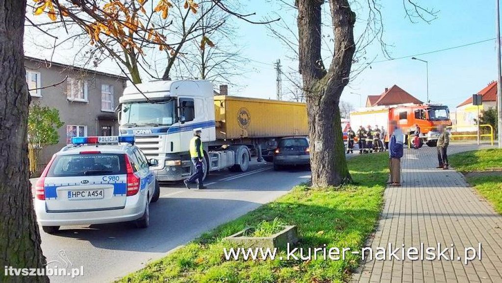 Kolizja dwóch pojazdów w Nakle