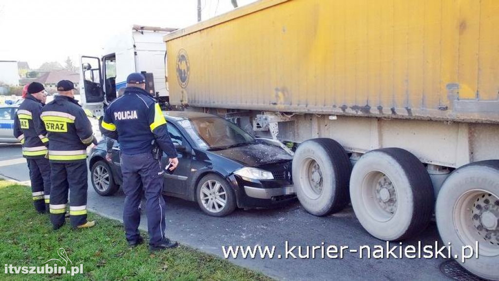 Kolizja dwóch pojazdów w Nakle