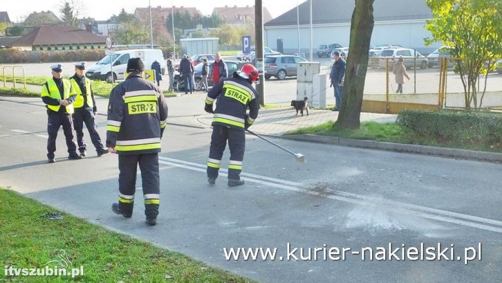 Kolizja dwóch pojazdów w Nakle