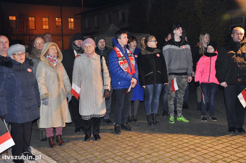 Wspólne szubińskie Śpiewanie Pieśni Patriotycznych