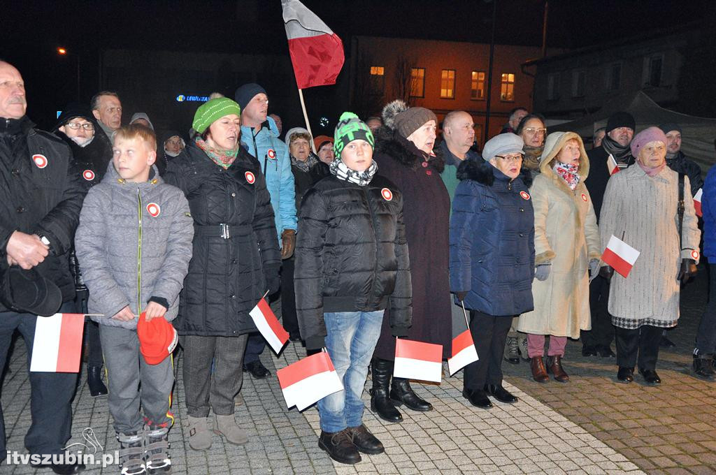 Wspólne szubińskie Śpiewanie Pieśni Patriotycznych