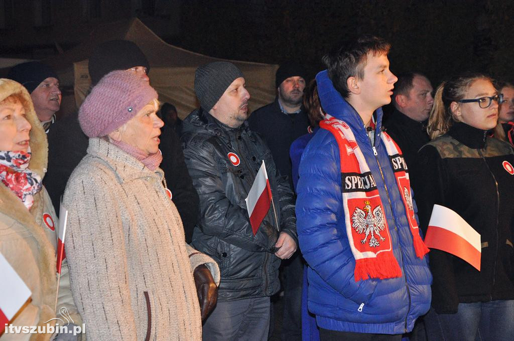 Wspólne szubińskie Śpiewanie Pieśni Patriotycznych
