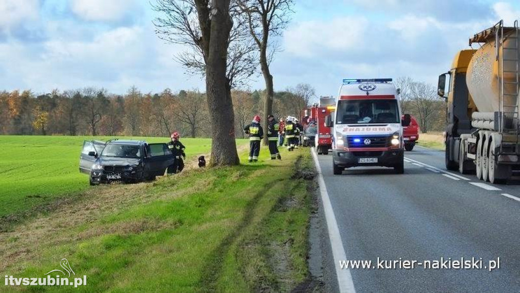 Wypadek na krajowej 10 pod Mrozowem