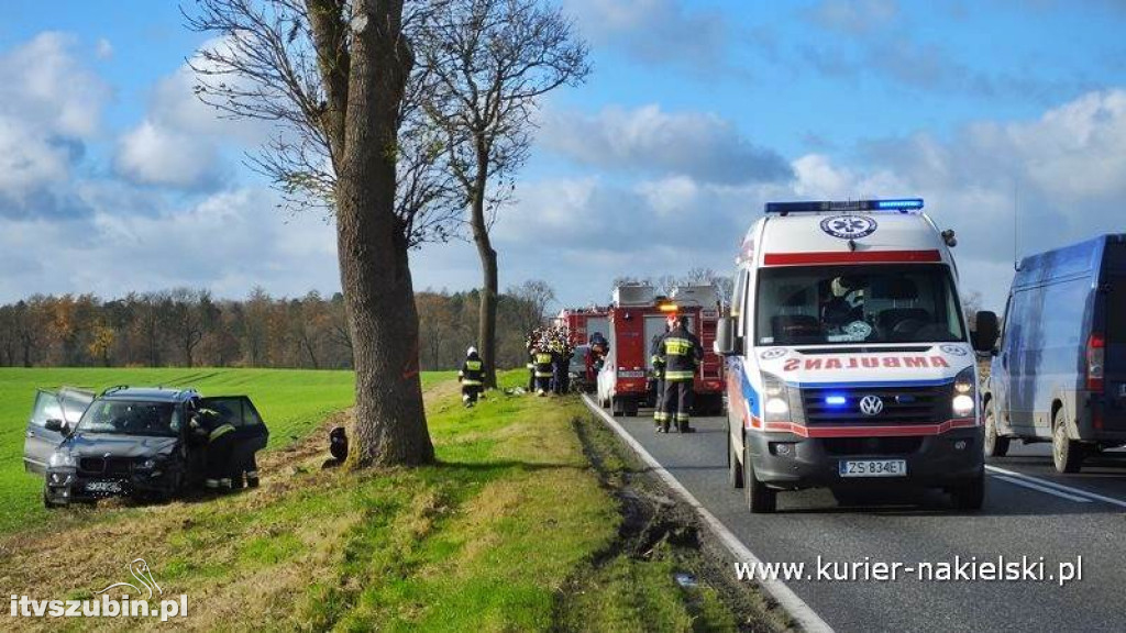 Wypadek na krajowej 10 pod Mrozowem