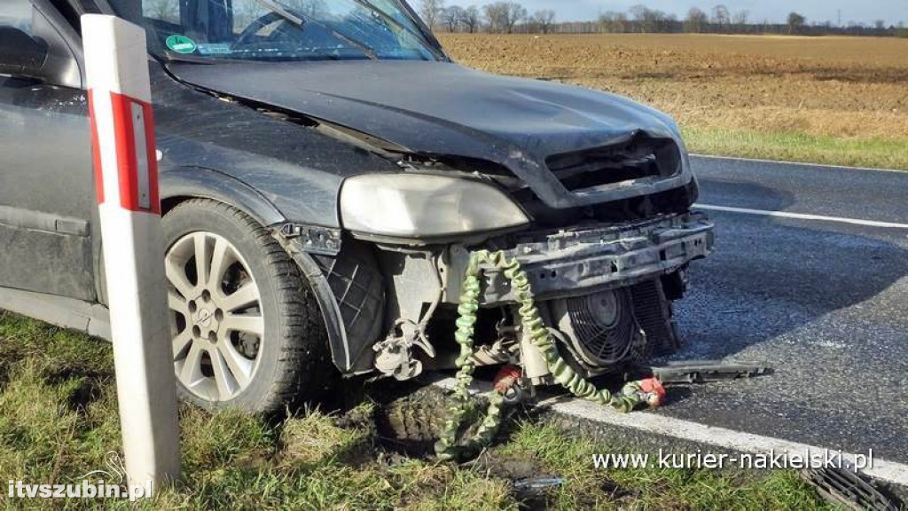 Wypadek na krajowej 10 pod Mrozowem