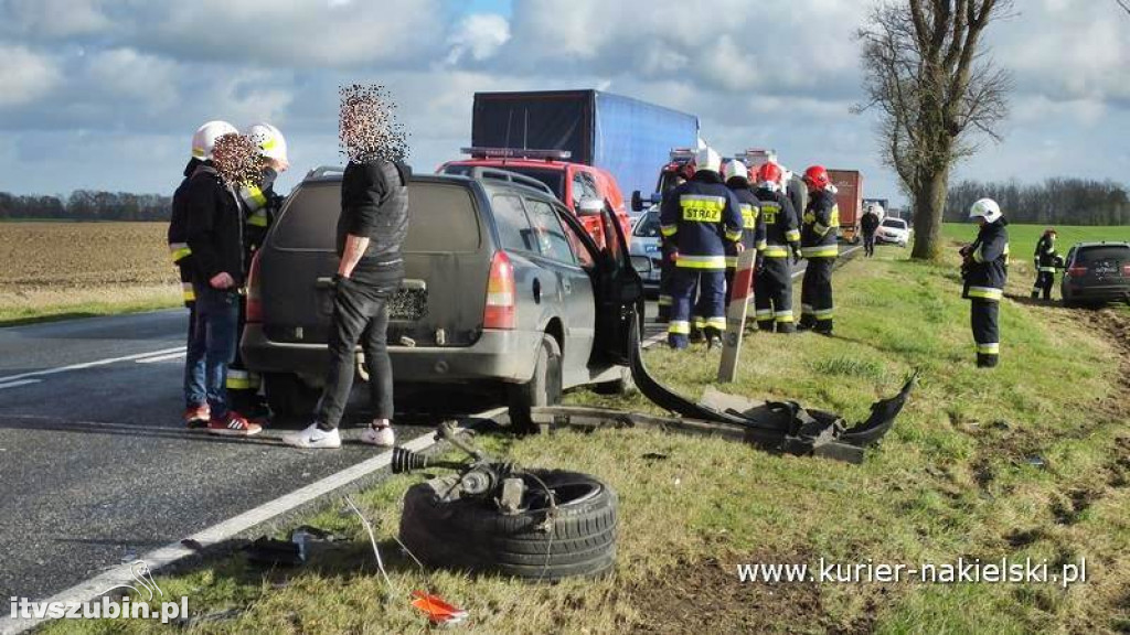 Wypadek na krajowej 10 pod Mrozowem