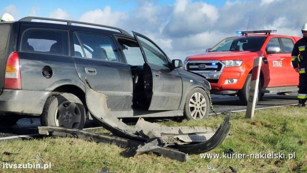 Wypadek na krajowej 10 pod Mrozowem