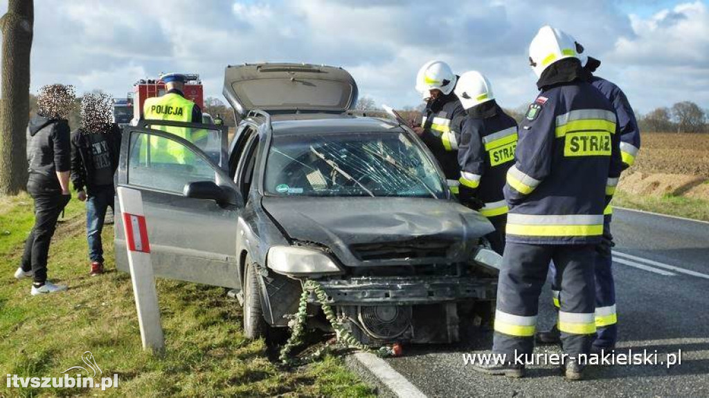 Wypadek na krajowej 10 pod Mrozowem