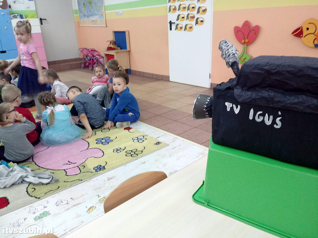 Dzień telewizji w Przedszkolu Iguś w Zamościu