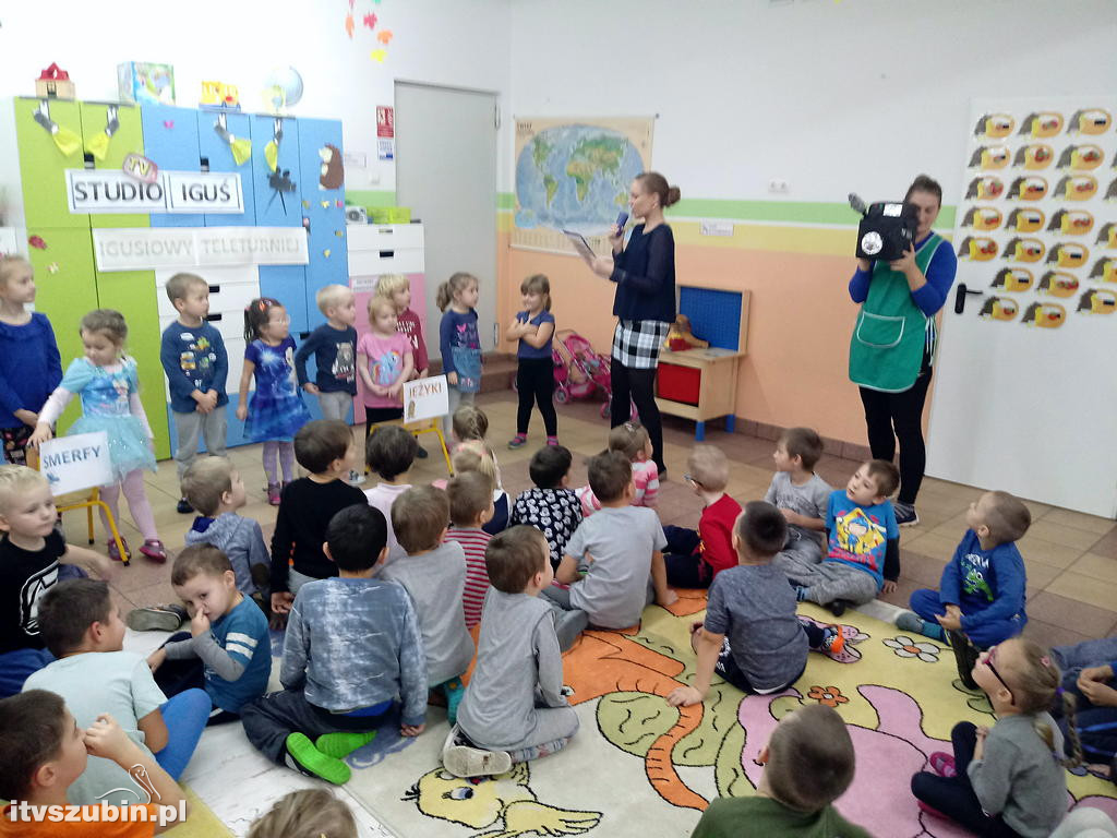 Dzień telewizji w Przedszkolu Iguś w Zamościu