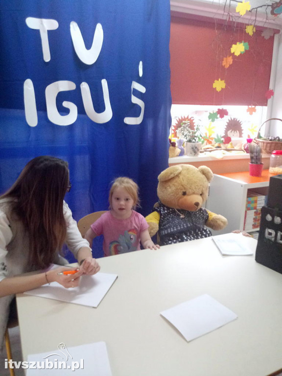 Dzień telewizji w Przedszkolu Iguś w Zamościu