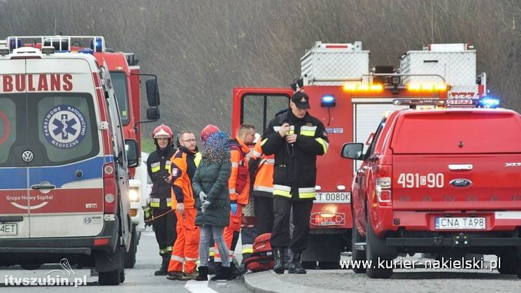 Kolizja w Występie i zdarzenie drogowe w Śmielinie