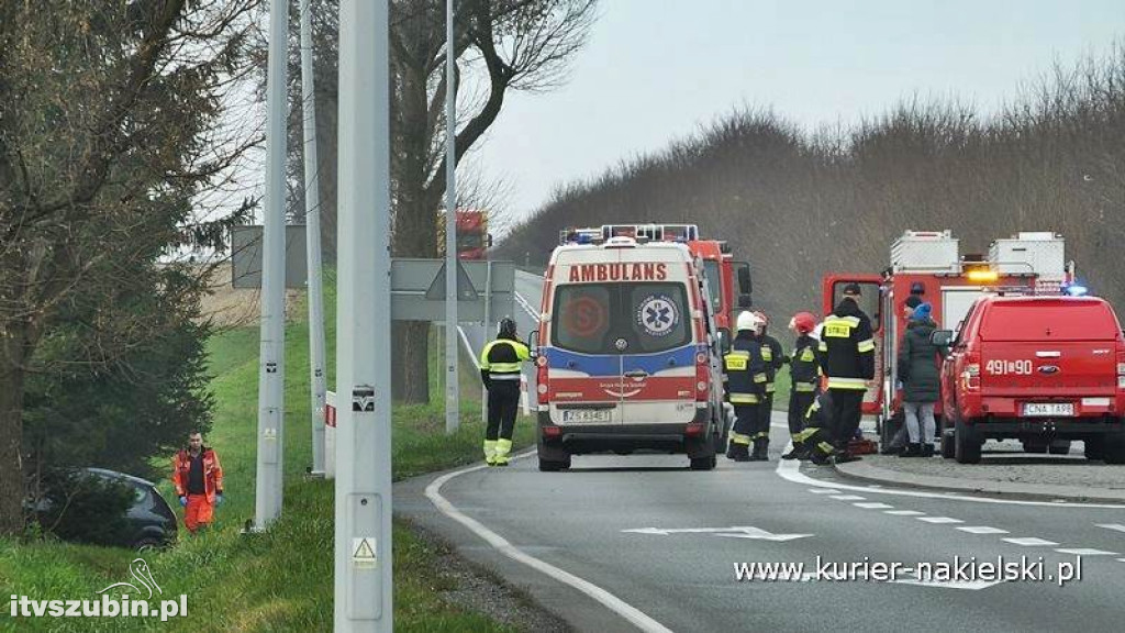 Kolizja w Występie i zdarzenie drogowe w Śmielinie