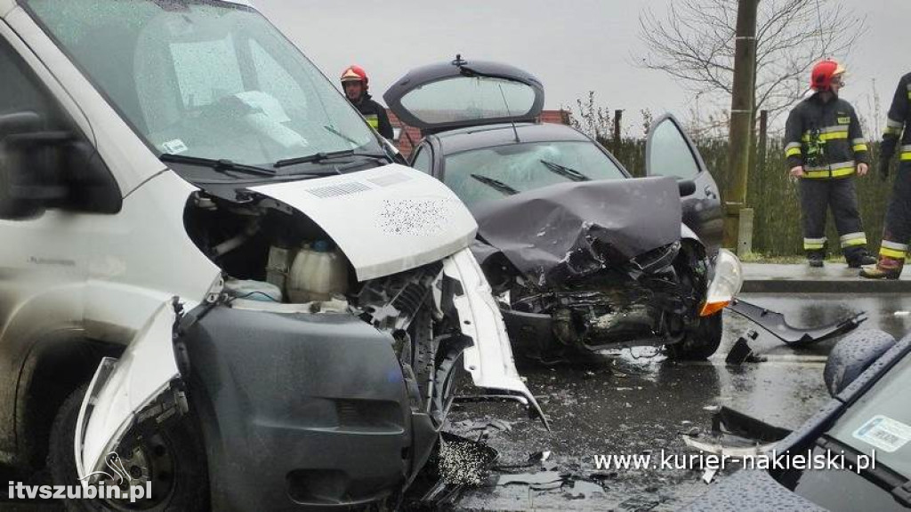 Kolizja w Występie i zdarzenie drogowe w Śmielinie