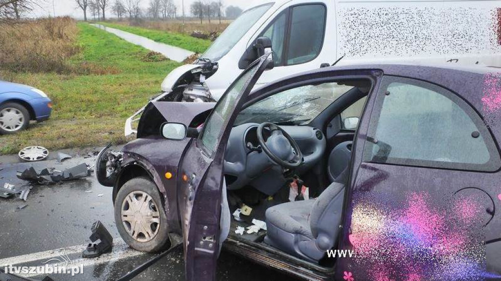 Kolizja w Występie i zdarzenie drogowe w Śmielinie