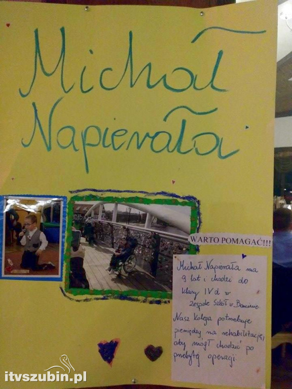 16 760 zł zebrane dla Michałka