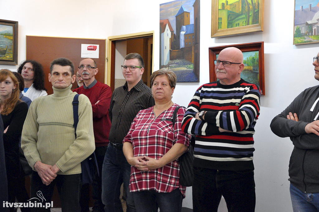 Wernisaż Krzysztofa Wilka w Galerii Plama's