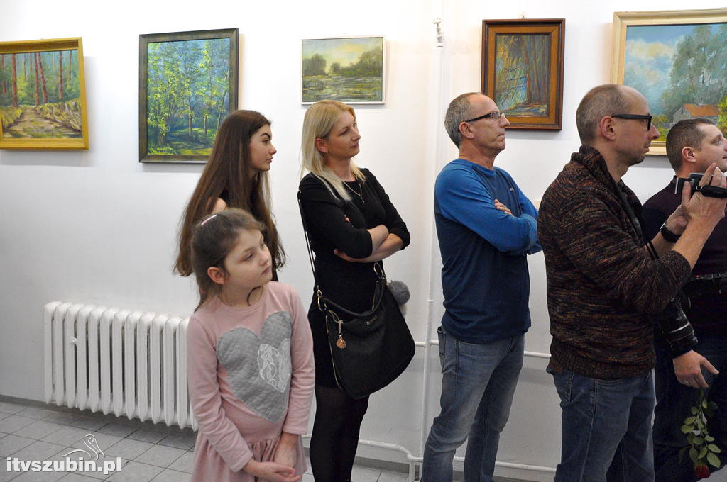 Wernisaż Krzysztofa Wilka w Galerii Plama's