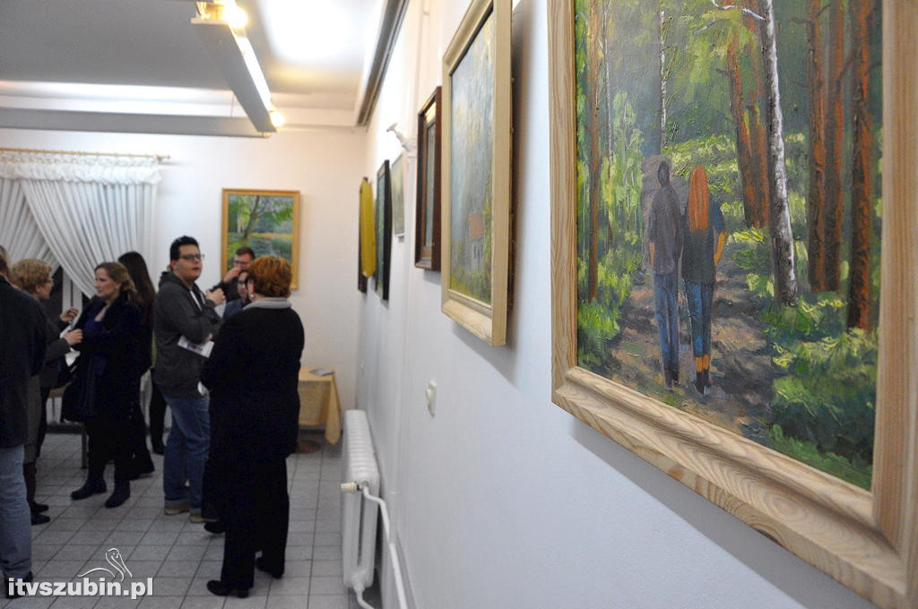 Wernisaż Krzysztofa Wilka w Galerii Plama's